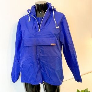 VINTAGE Free Spirit Cobalt Blue Wind Breaker - Retro Style - with Pockets